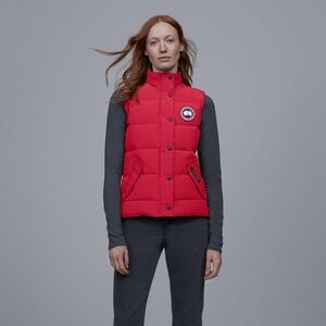 Canada Goose Women's Red Puffer Vest
